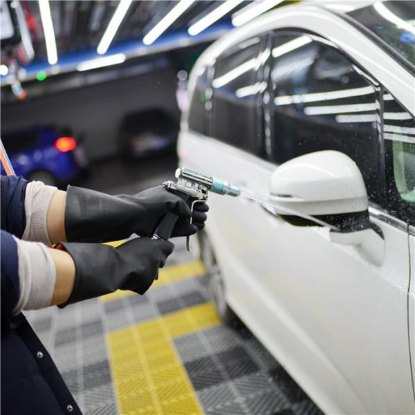 Long Sleeve Heavy Duty industrial rubber Gloves with Extra Grip Palm