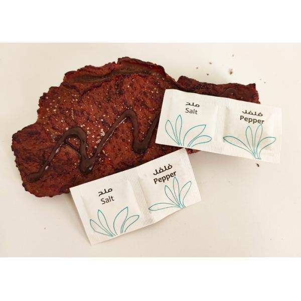 Customized Salt and Pepper Seasoning Packets for Fresh and Flavorful Meals
