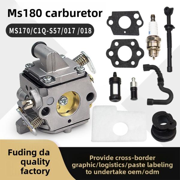 For Ms180 170 Carburetor Chain Saw C1q-s57 017 018 1130-120-0603
