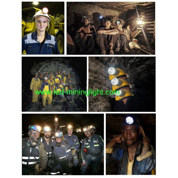 10000lux Water-Proof Cordless Mining Lights , 143g LED Mining Cap Lamp Easy To Carry