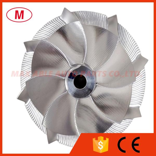 GT15-25 44.50/60.00mm 8+0 Blades Point Milling Inverse Curve turbo milling/aluminum 2618/billet compressor wheel