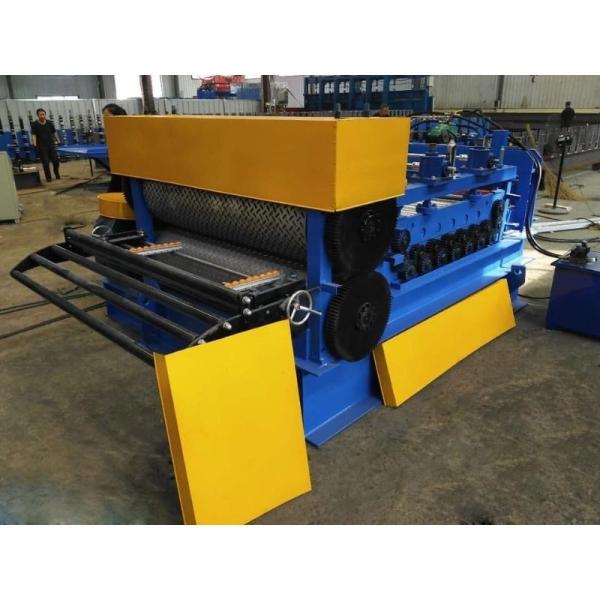 Buy Checker Pattern Metal Coil Embossing Machine Steel Sheets Plate 1250mm at wholesale prices