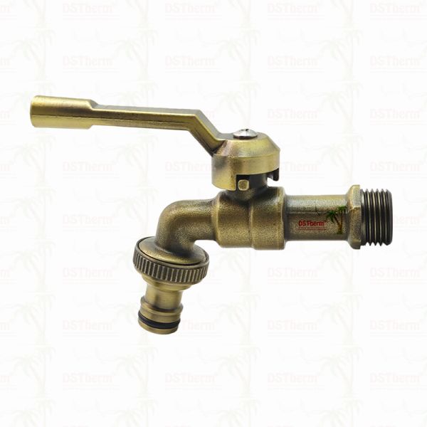 Bronze Heavy Duty Classic Aluminum Handle Bibcocks Spigot Valve Water Tap Water Spout Faucet