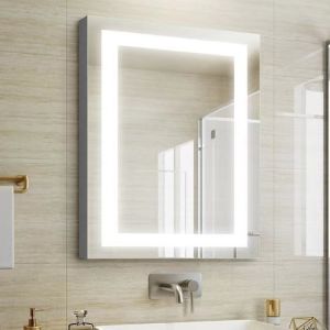 Hotel Recessed Smart LED Bathroom Medicine Cabinet With Mirror