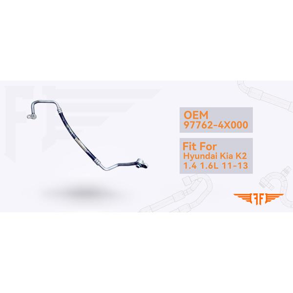 Discharge AC Pipe OEM 97762-4X000 Hyundai Kia K2 1.4 1.6L 11-13