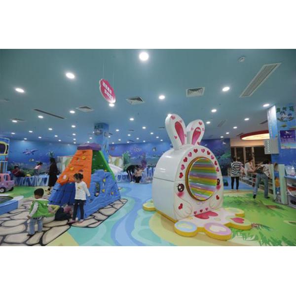 Commercial Children'S Indoor Play Equipment PVC Foam Daycare Customized Size
