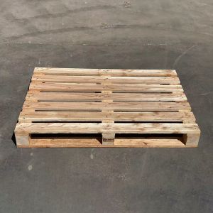 Wooden Industrial Grade Hardwood Shipping Pallet Durable Reusable Stackable Easy