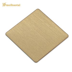 ASTM Cold Rolled Stainless Steel Plate Gold Four Feet Sustainable