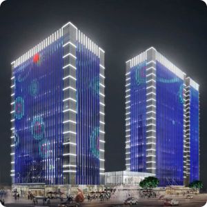 5040 point light source Square waterproof building street lighting