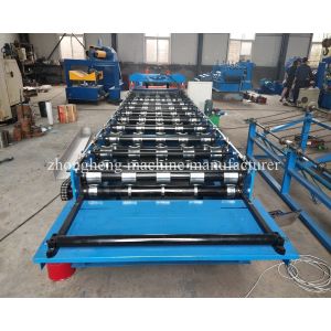 Zinc Roofing Tile Roofing Sheet Roll Forming Machine 0.3-0.6mm Thickness