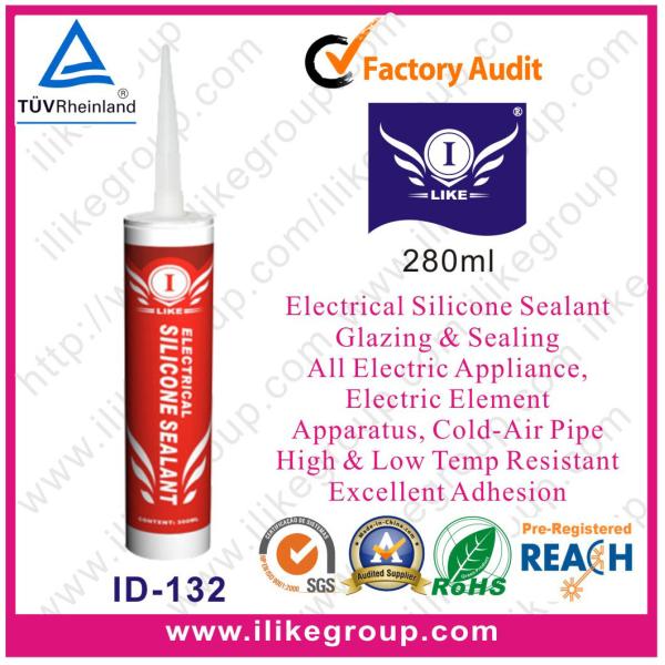 Electrical Silicone Strong Adhesive Glue For Glazing / Glass / Aluminum