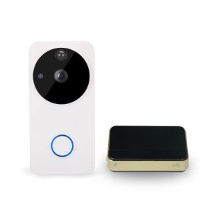 Danmini Wi-Fi Doorbell Video Door Phone Wireless Doorbell Support Night Vision