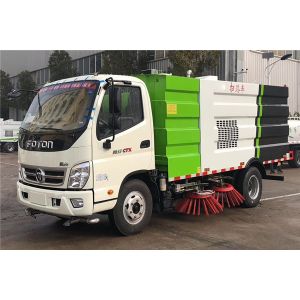 FOTON Stainless Steel Dust Cleaning Road Sweeper Truck For Highway and Airport