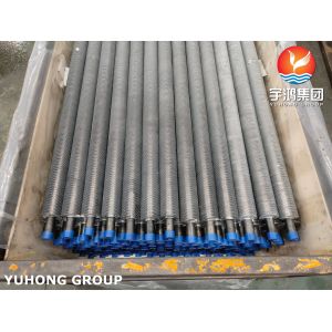 Carbon Steel Fin Tube , Extruded Type , ASTM A179 with Aluminum 6063 , Air