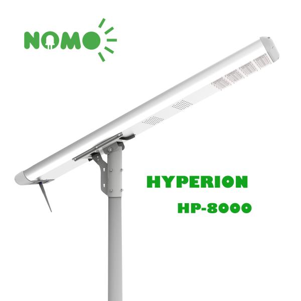 80 Watt All In One Solar LED Street Light , Led Road Lamp Easy Maintain