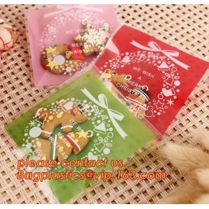 Various Styles Christmas Santa Claus moose Snowman self-adhesive Cookie