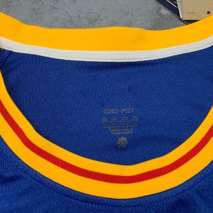 Curry Blue Polyester 30 Basketball Training Jerseys Breathable