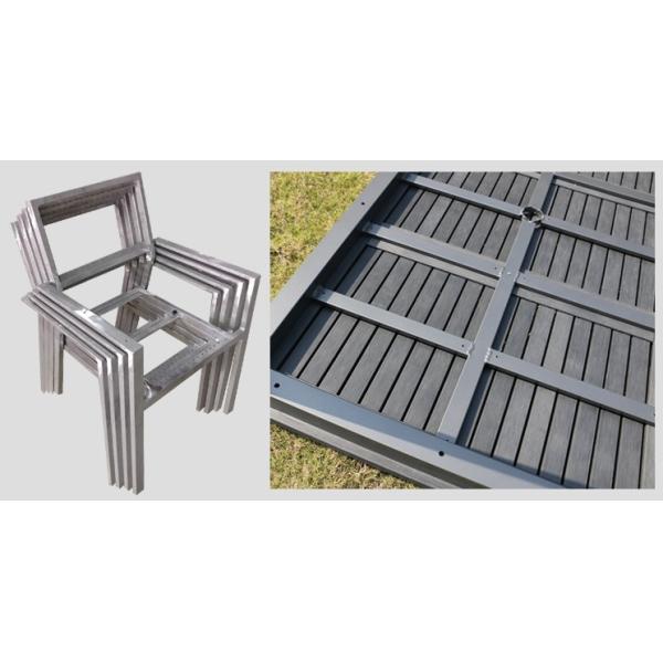 New design Poly Plastic wood Aluminium chairs and table Hotel Outdoor Garden Patio chair