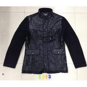 1213 Men's pu fashion jacket coat stock