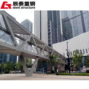 Customized Steel Truss Bridge Construction Fast Construction Speed