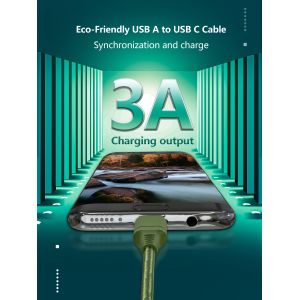 1m Length Data USB Cable Braided Tinned Copper Conductor