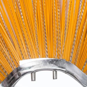 Electric Road Sweeping Brush Curb Broom 205mm Customized