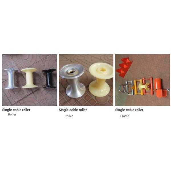 Spray Painting Surface Corner Cable Roller For Underground Cable Laying