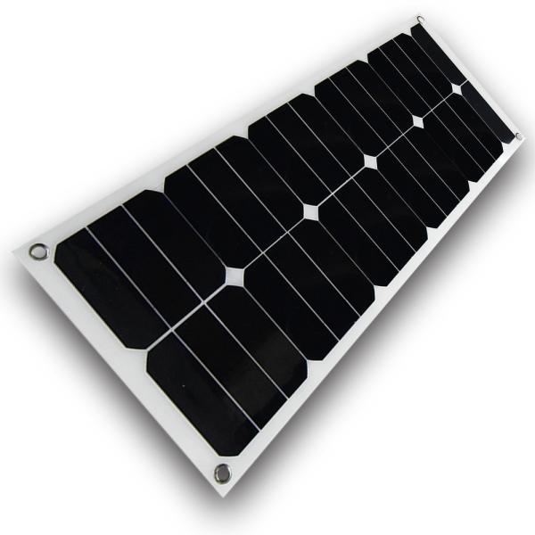 UV Protection Flexible Marine Solar Panels Black Back Sheet 3% Output Power