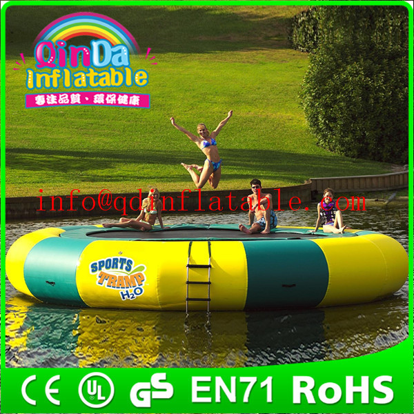 Buy Inflatable aquatic trampoline inflatable gymnastics trampoline aqua trampoline at wholesale prices