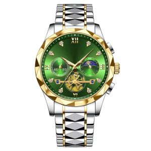Time Display Metal Wristwatch With Fashionable Style And Function