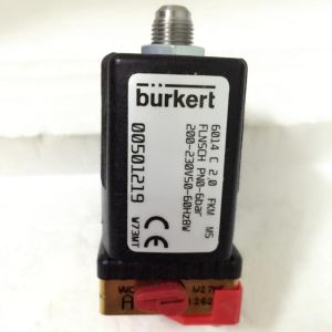 Burkert 6014 solenoid valve with manual switch 230V 00501219