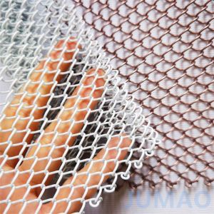 Sprial Mesh Metal Coil Space Divider Unliminated Max With Customized Hole Size