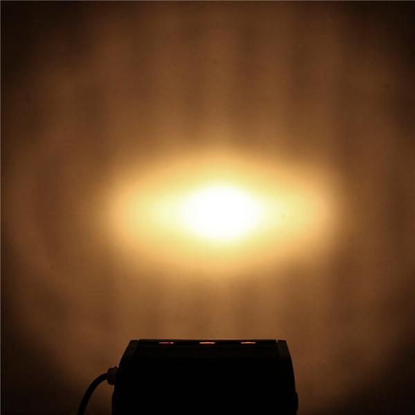 Hotsales 30W yellow flood single row led light bar CREE LED PC lens HCB-L30SDC