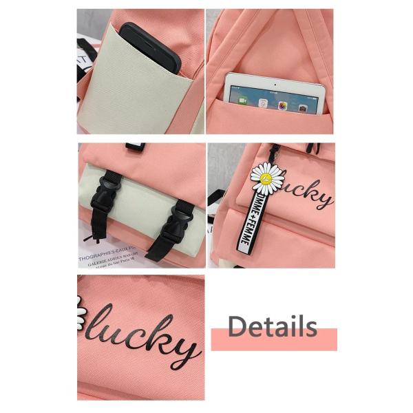 Multifunctional Kids School Bag Set 5 In 1 Waterproof Student Bag 1.37 Inch