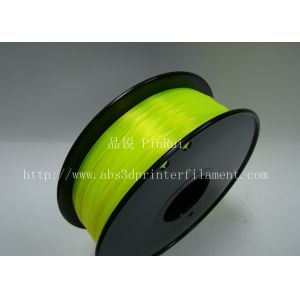 Desktop 3D Printing Material Fluorescence Yellow Colour PLA Filament