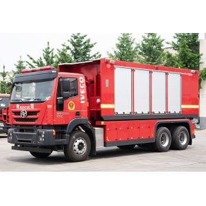SAIC-IVECO aluminum alloy Fire Fighting Vehicle Self Loading