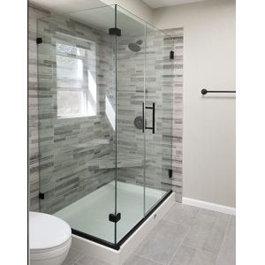 Bathroom with 8mm Glass Thickness Shower Room and All-in-One Design