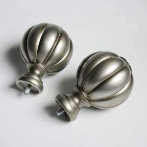 Customizable Wrought Iron European Style Curtain Rod Finials