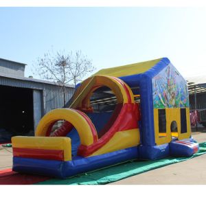 Affordable PVC Bouncy Castles Commercial Grade Tan Party Bounce House Inflatable