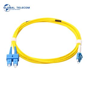 OM4 2 Meters Fiber Optic Patch Cord LC Duplex Multimode 50/125 LC