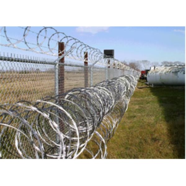 Dia 600mm On Ships BTO-12 Razor Wire Concertina For Anti Piracy