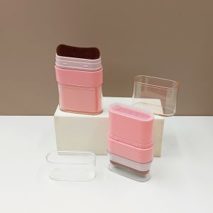 New Design 10G Plastic Empty Deodorant Stick With Brush Customized Container