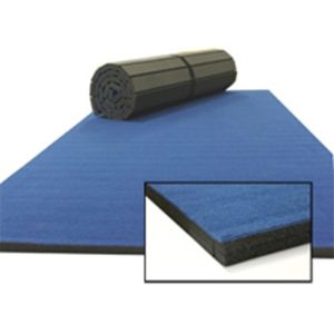 Gymnastics Blue 50mm Cheerleading Floor Mat Velcro Connect