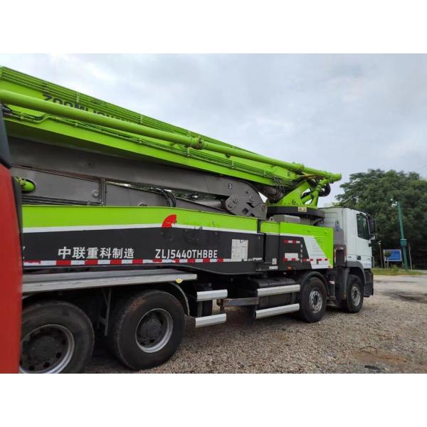 Feeding Height 1540 ZLJ5440THB 2019 Zoomlion 56m Concrete Pump Truck with Mercedes Benz Chassis Mounted Pump