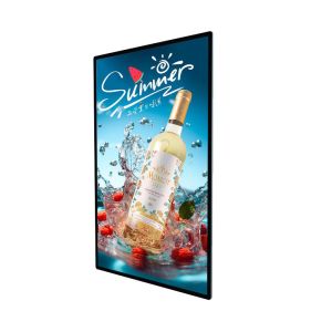 4K Ultra HD Resolution Indoor Wall Mounted Kiosk LCD Signage Equipment with