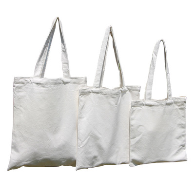 Factory OEM White color Nature Handbag Tote Cotton Bag Wholesale Custom Canvas Green Shopping Bags Shoulder Bag