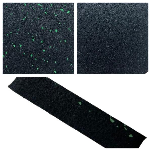 Moisture Resistant Rubber Floor Matting with EPDM Dots for Gym and Home 1m*1m 15mm to 50mm