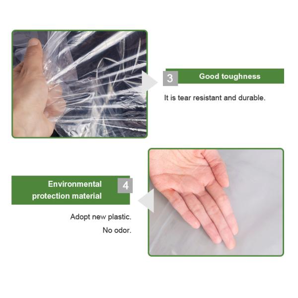 Dry Cleaning Plastic Bags for Protective Clothing Storage Dustproof and Waterproof