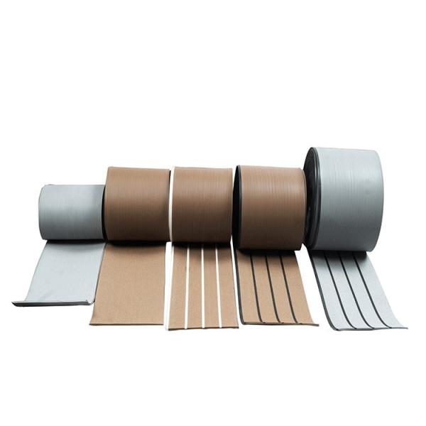 Buy Anti-slip Soft PVC Synthetic Teak Marine Decking for Outdoor Boat and Yacht Flooring at wholesale prices