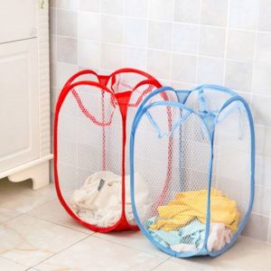 Dirty Clothes Light Nylon Mesh Pop Up Laundry Hamper Household